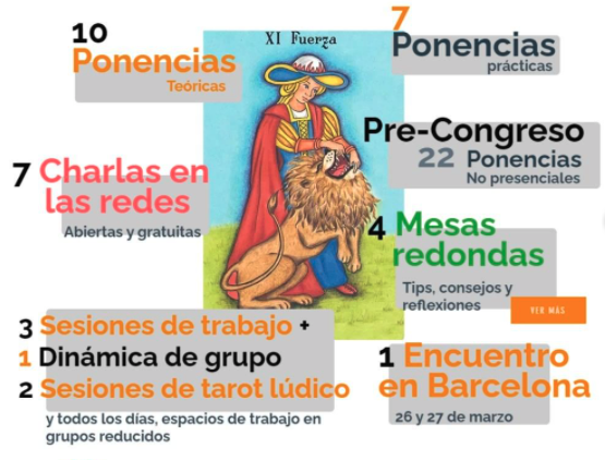 que contiene el 11 congreso de tarot en barcelona españa 2022